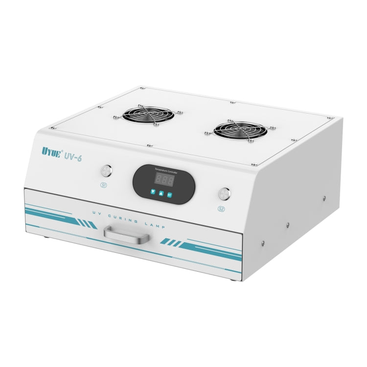 Lampada di polimerizzazione intelligente a doppia temporizzazione Uyue UV-6 da 15 pollici, meccanica per telefono/pad, EU Plug, US Plug Lampada di polimerizzazione intelligente a doppia temporizzazione Uyue UV-6 da 15 pollici, meccanica per telefono/pad, EU Plug, US Plug
